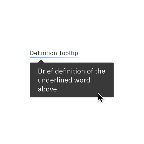 Good example: the pointer is over an information icon and tooltip content is displayed on hover