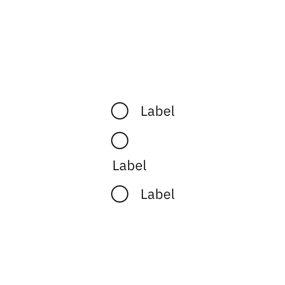 Bad example: unlabelled input field